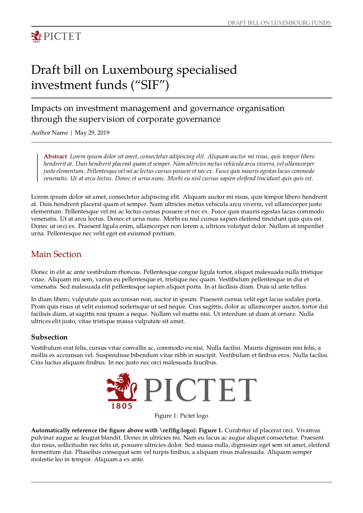 LaTeX Typesetting - Showcase of Previous Work Within Latex Project Report Template